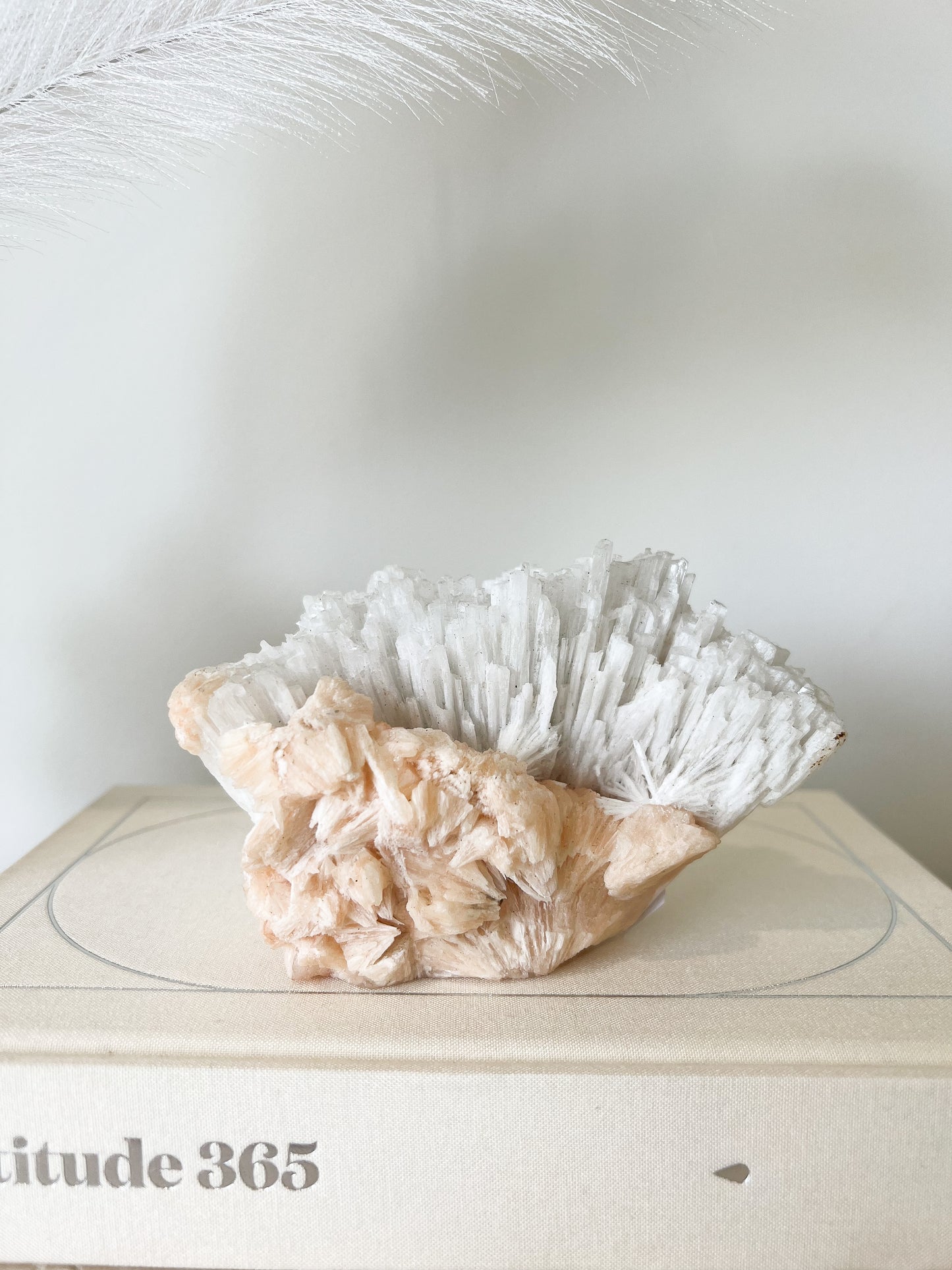 Rare Scolecite and Peach Stilbite